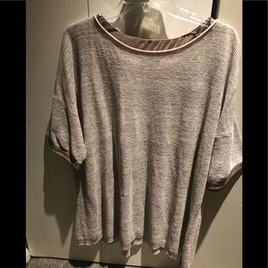 Tan Lafayette 148 Summer Top